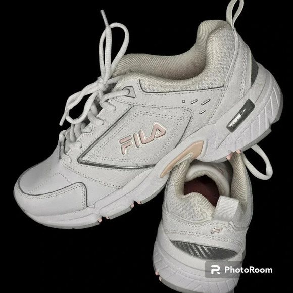 Fila Womens Memory Decimus 7 Leather Fitness Training Shoes Size 10 M - Picture 2 of 9